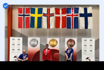 PM-kisat Vejen, Tanska 2023
Luokka 3 henkilökohtainen kilpailu, palkintojen jako.  Onerva Uuttera pronssia