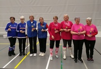 Rauma boccia 7.1.2023 naisten sarjan palkitut