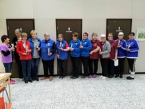 Naisten sarjan parikilpailun palkitut Vilppulassa 7.12.2019