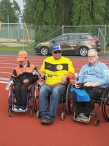 Luokkien 1-3 voittajakolmikko 15.6.2019