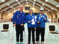 PM KISAT 2018, LUOKAN 3 KULTAMITALISTIT vas. Jouko Lumme (Vantaa), Onerva Uuttera (Mänttä), Eero Oikarinen (Salo)