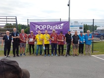 Kuvassa vas. II Tampere (Keijo Kaatranen, Rauno Villanen) I Seinäjoki (Ahti Arokallio, Jussi Pohjola), III Kukko Team Rauma (Jukka Salminen, Pentti Kinnunen) IV Seinäjoki (Teemu Jussinoja, Erkki Laasala) V Tampere (Jorms Naroma, Lasse Mäkinen) VI MÄNTTÄ (Pertti Gustafsson, Risto Lepistö)